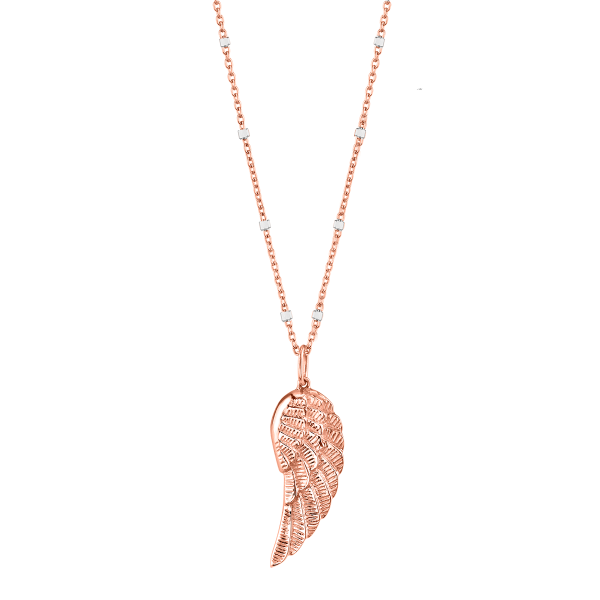14K Yellow Gold Angel Wings Necklace, Shop 14k Yellow Gold Contemporary  Necklaces