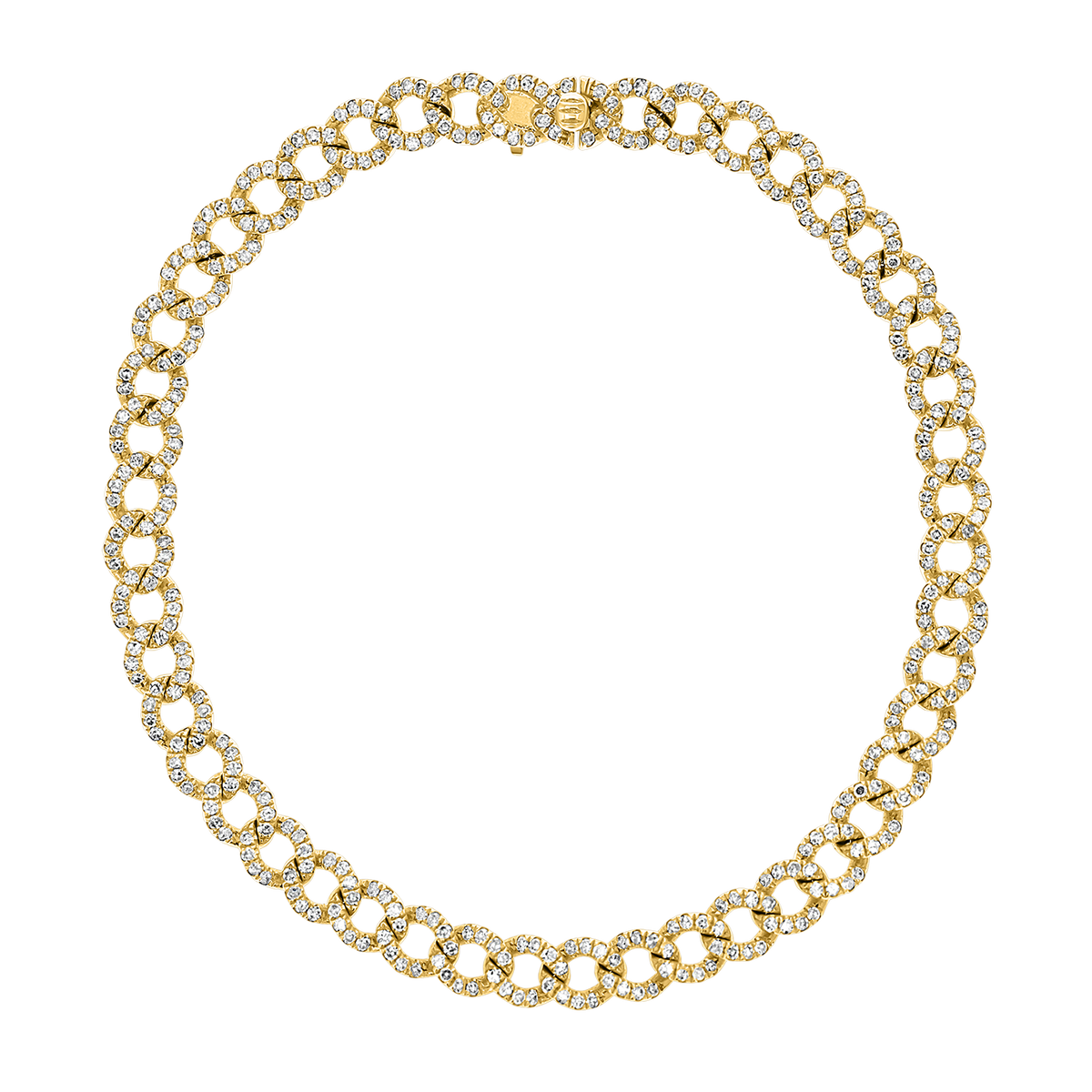14K Diamond Cut Cuban Link Chain Necklace 14K Yellow Gold / 30 Inches by Baby Gold - Shop Custom Gold Jewelry