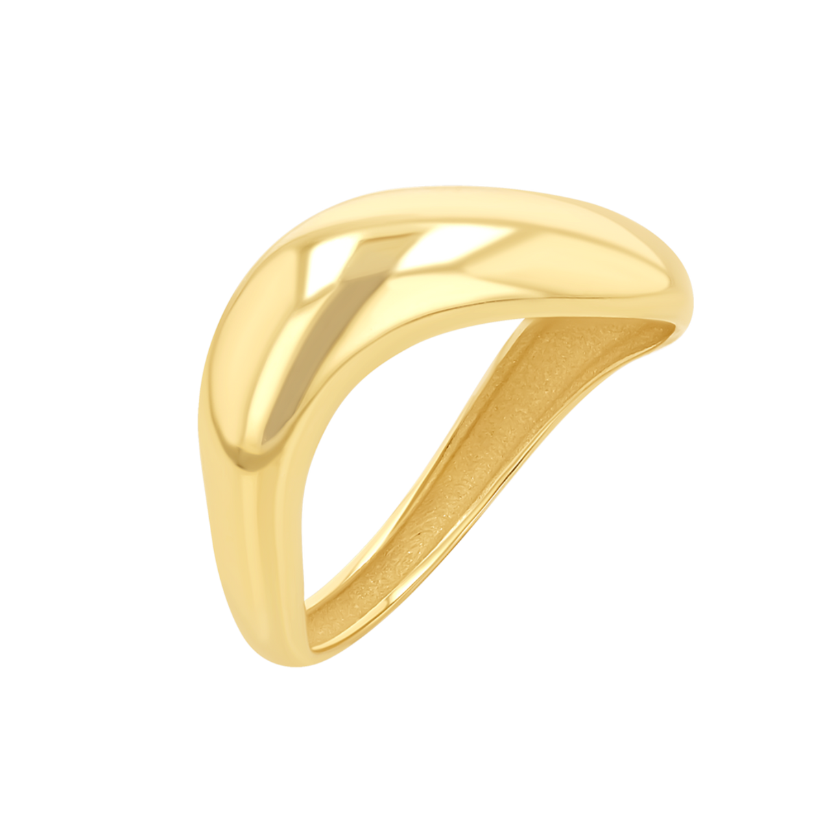 Diamond Claw Ring 14K White Gold / 8 by Baby Gold - Shop Custom Gold Jewelry