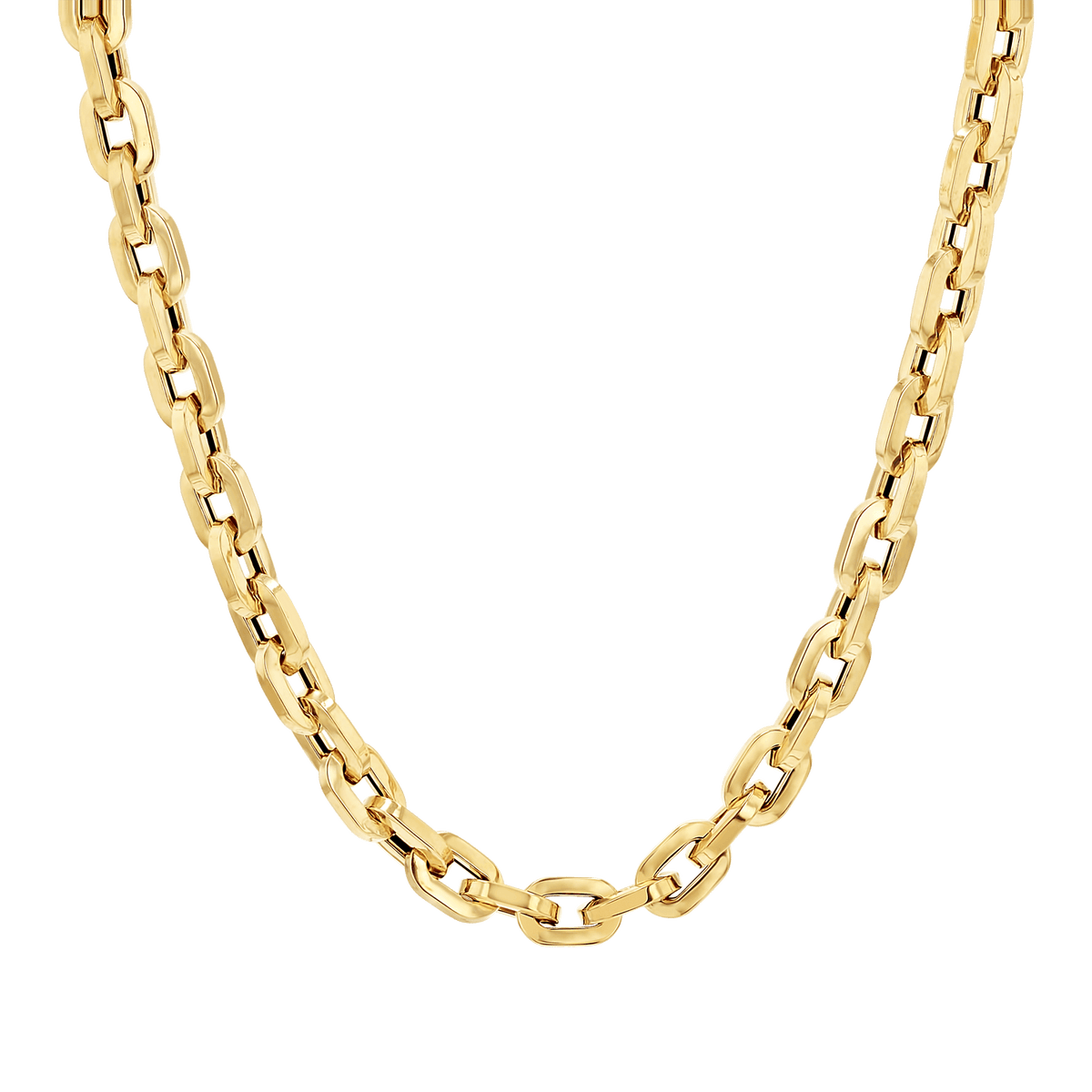 14K Gold Chunky Box Chain Bracelet – Baby Gold