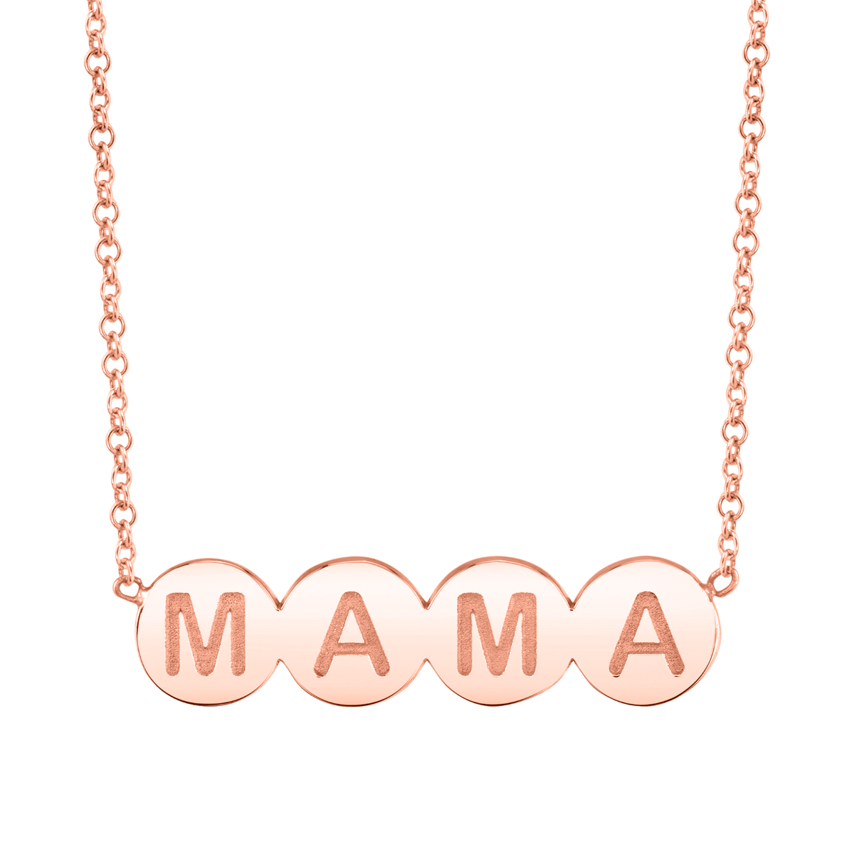 Rose gold mama on sale necklace