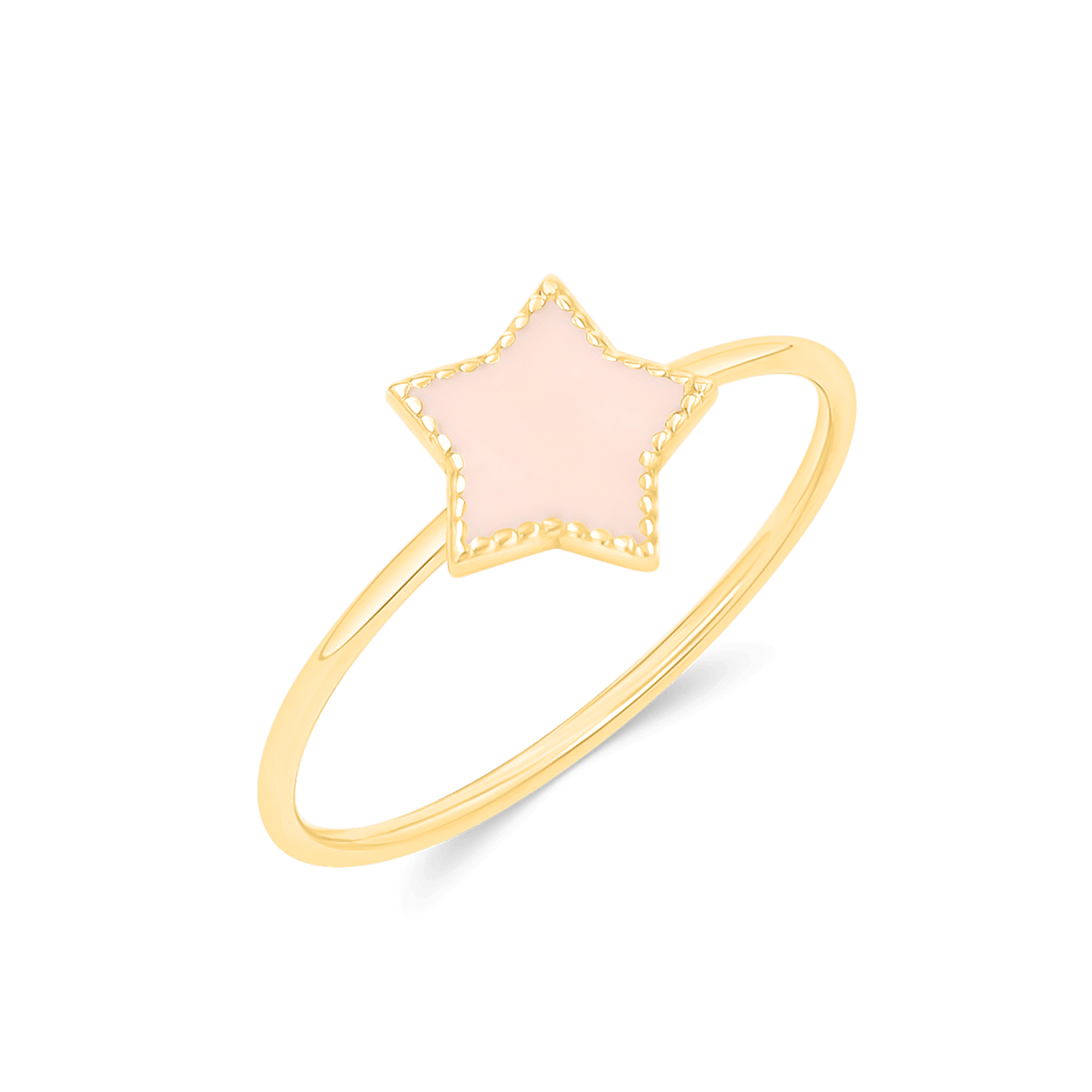 Mini Star Ring Yellow Gold