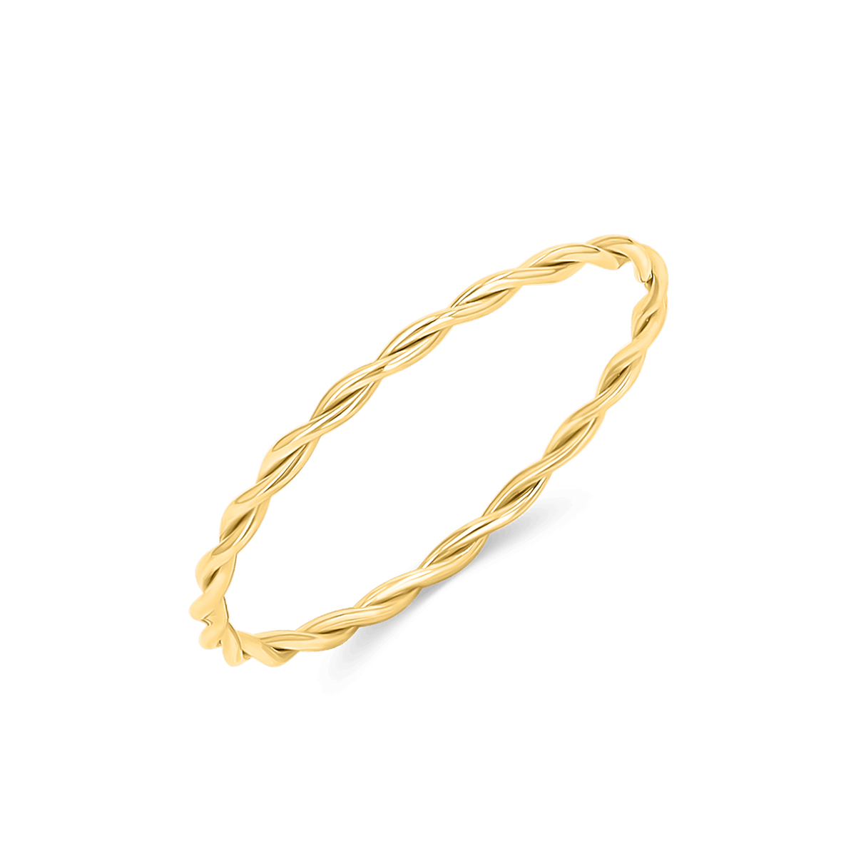 pre-owned engraved twist bracelet