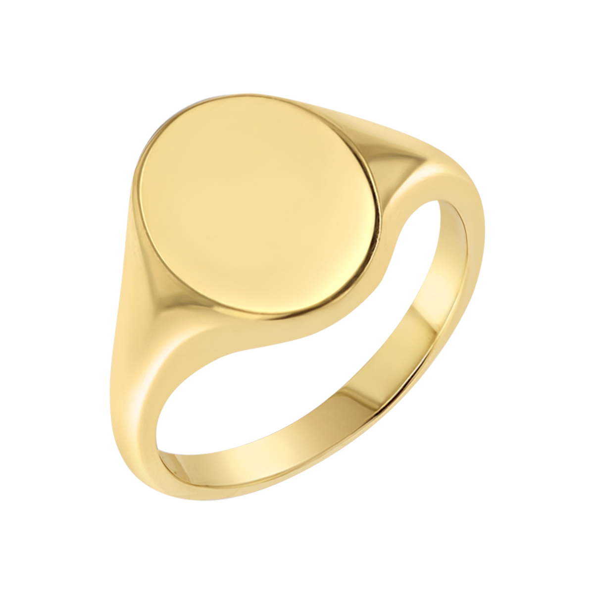 Gold Monogram Ring 14K Gold / Rush It! Ships in Approx 7 Business Days