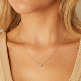 Diamond Pave Cross Necklace