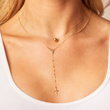 Dainty Rosary Necklace