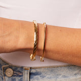 Puff Croissant Bangle