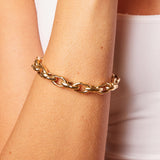 Chunky Sculptured Link Bracelet