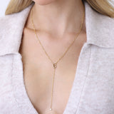 Diamond Mariner Lariat Necklace