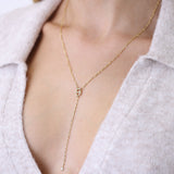 Diamond Mariner Lariat Necklace