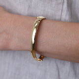 Chunky Hinged Bangle (7mm)