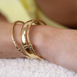 Chunky Hinged Bangle (7mm)