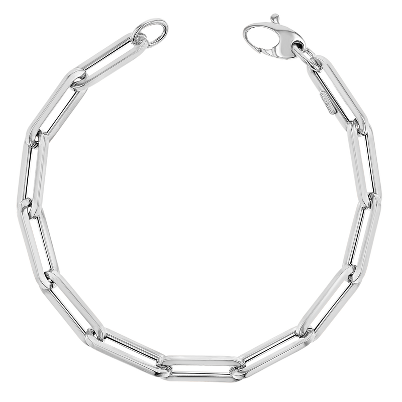 14K Grand Paper Clip Chain Bracelet