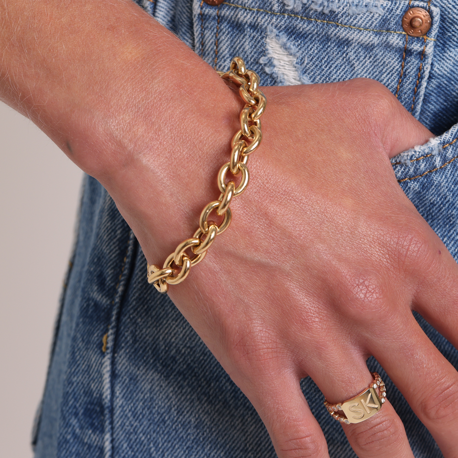 Tres Luxe Chain Bracelet