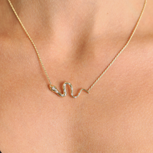 Diamond Serpentine Necklace