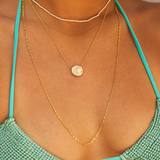 Opal Moon Necklace