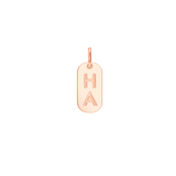 Oval Mini ID Charm