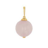 Rose Quartz Gumball Charm