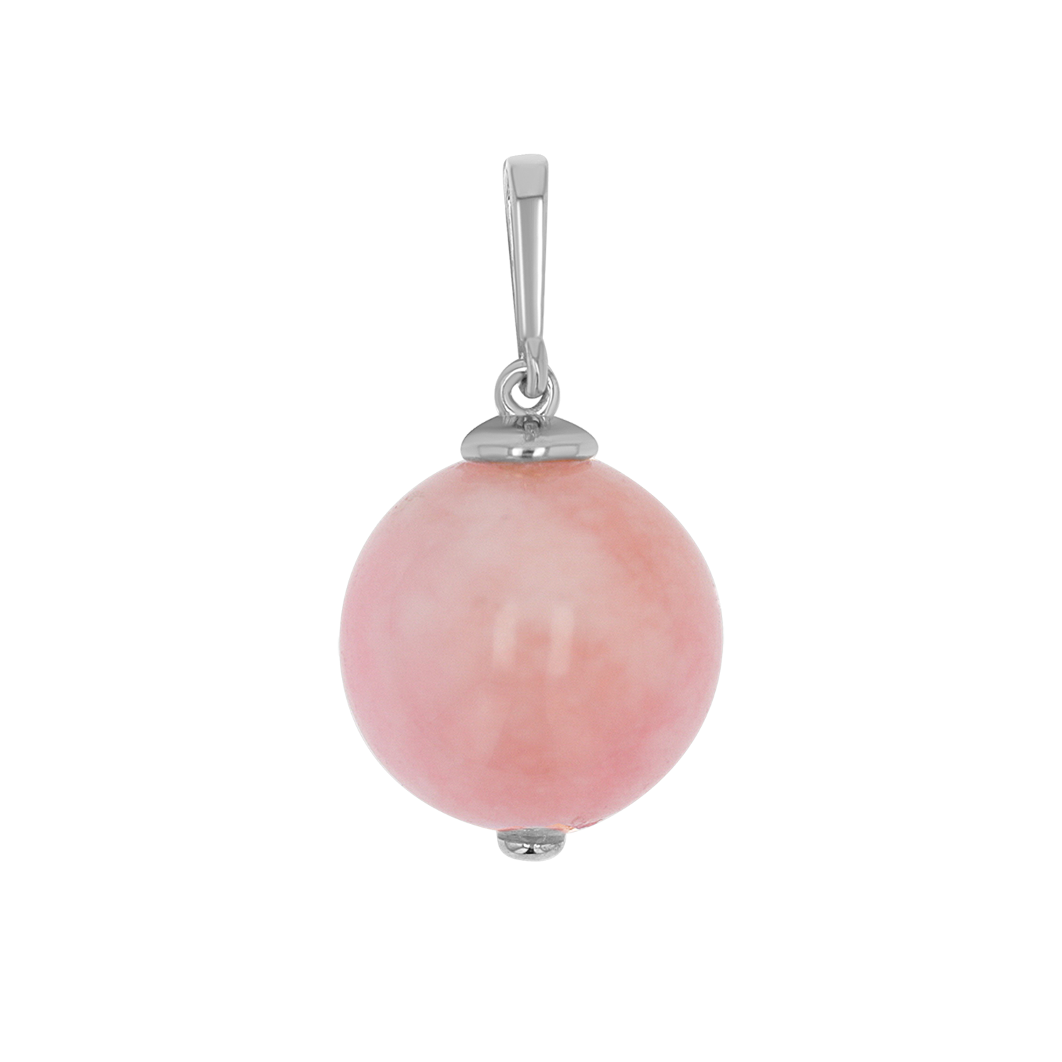 Pink Jade Gumball Charm