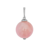 Pink Jade Gumball Charm