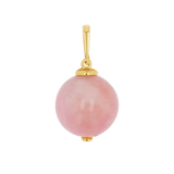 Pink Jade Gumball Charm