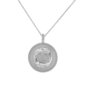 Zodiac Coin Medallion Necklace