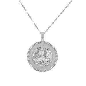 Zodiac Coin Medallion Necklace