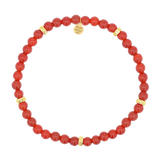 Carnelian Bead Bracelet