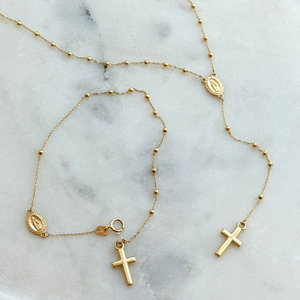 Dainty Rosary Bracelet