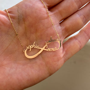 Infinity Custom Name Necklace