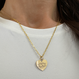 Mini Heart Monogram Charm