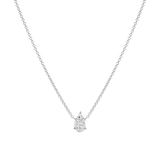 Pear Shape Illusion Set Diamond Necklace