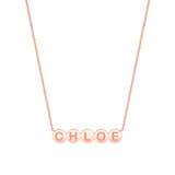 Kids Bubble Round Engravable Necklace