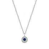 Kids Dainty Round Evil Eye Necklace