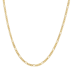 14K Gold Figaro Chain Necklace – Baby Gold