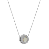 Opal Moon Necklace