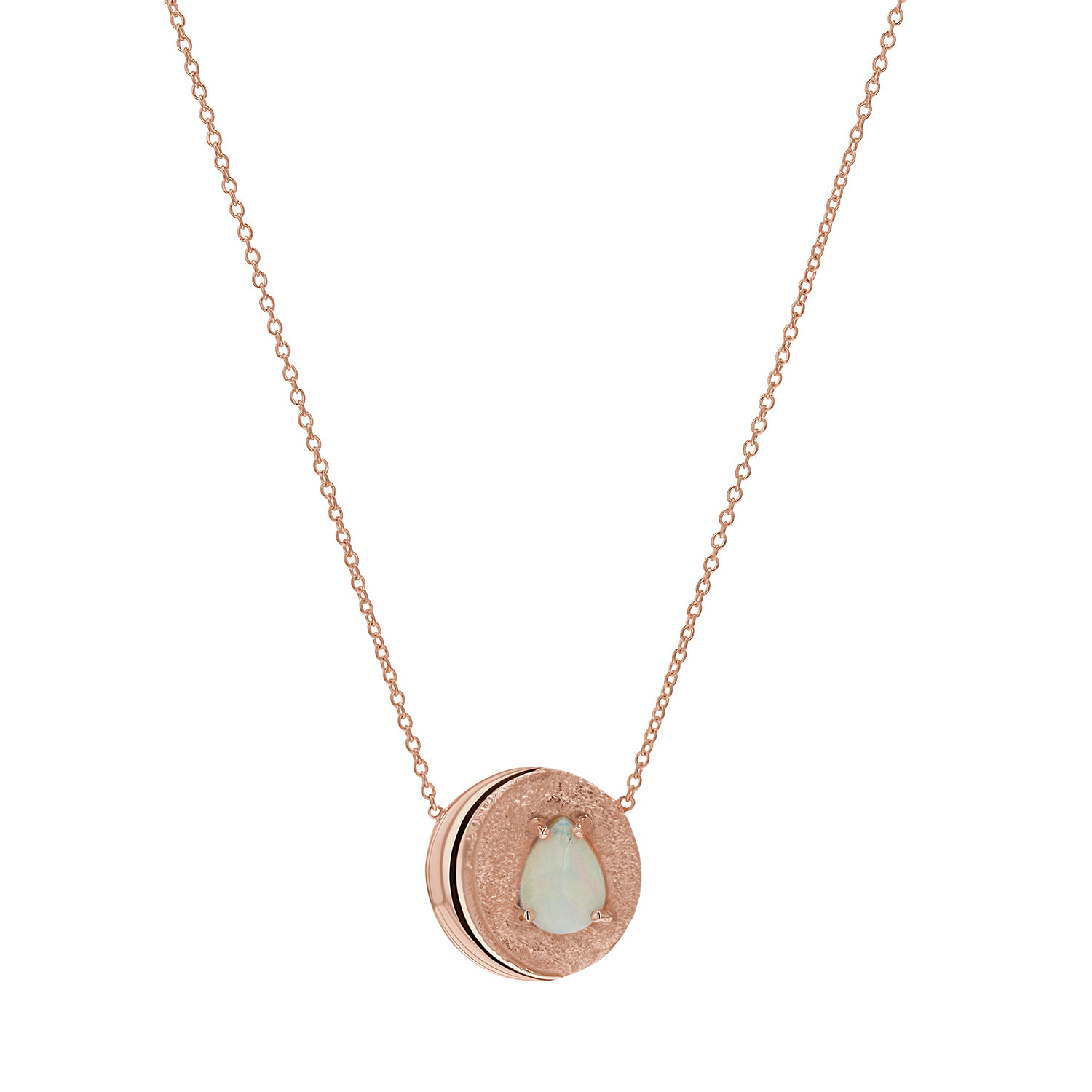 Opal Moon Necklace