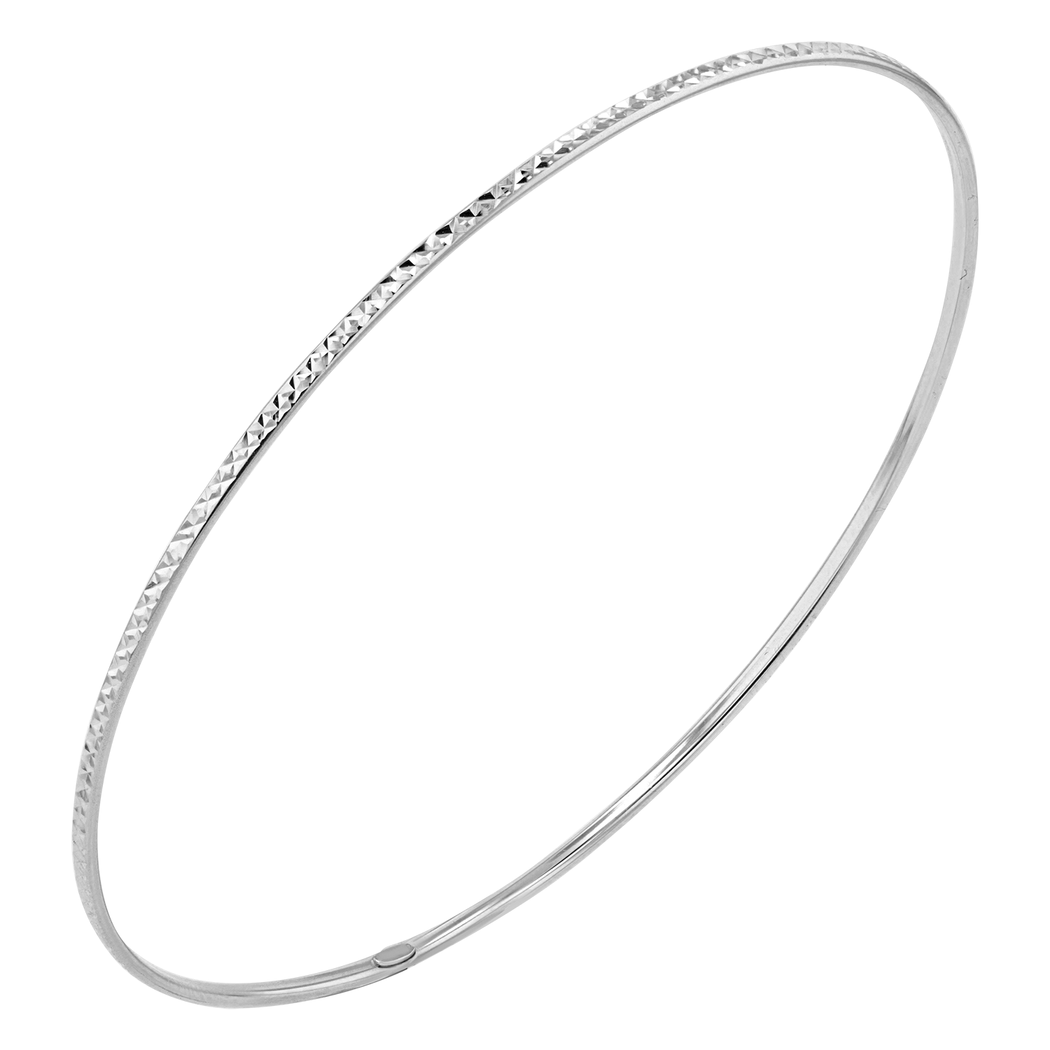 Diamond Cut Wire Bangle