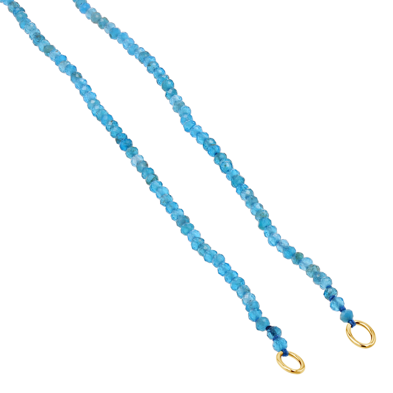 Blue Apatite Connector Necklace