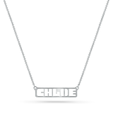 Customizable Cut-Out Name Necklace