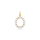 Pearl Letter Charm