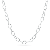 Oval Link Charm Necklace