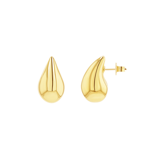 Puff Rain Drop Earrings