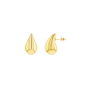 Puff Rain Drop Earrings