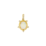 Opal and Diamond Halo Charm