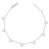 Pearl Drop Station Bracelet