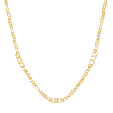 Mini Name Cuban Chain Necklace