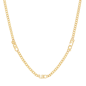 Mini Name Cuban Chain Necklace