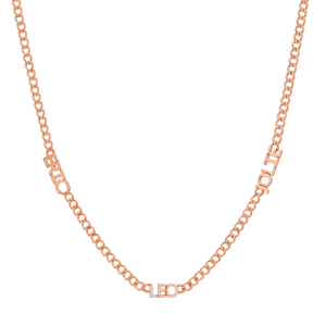 Mini Name Cuban Chain Necklace