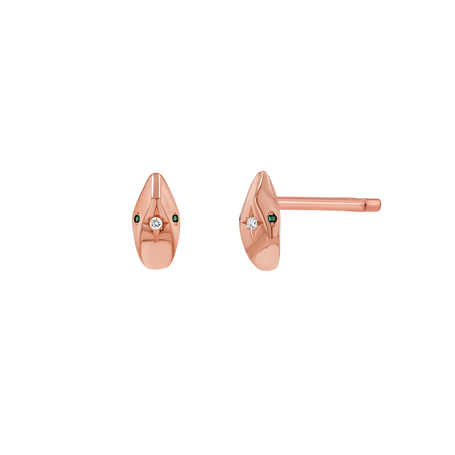 Serpentine Stud Earrings